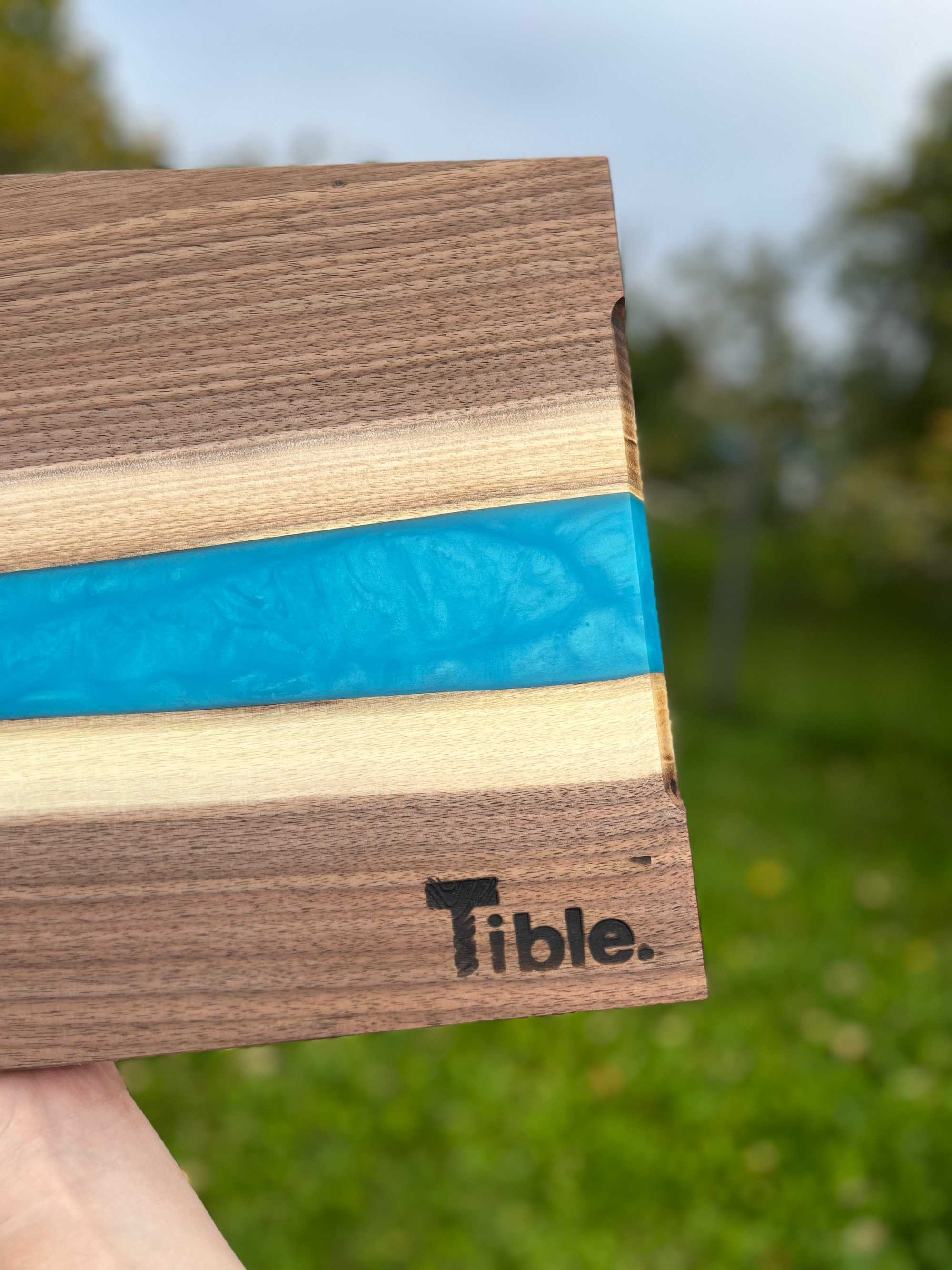 Servírovací podnos Ořešák Okinawa Blue