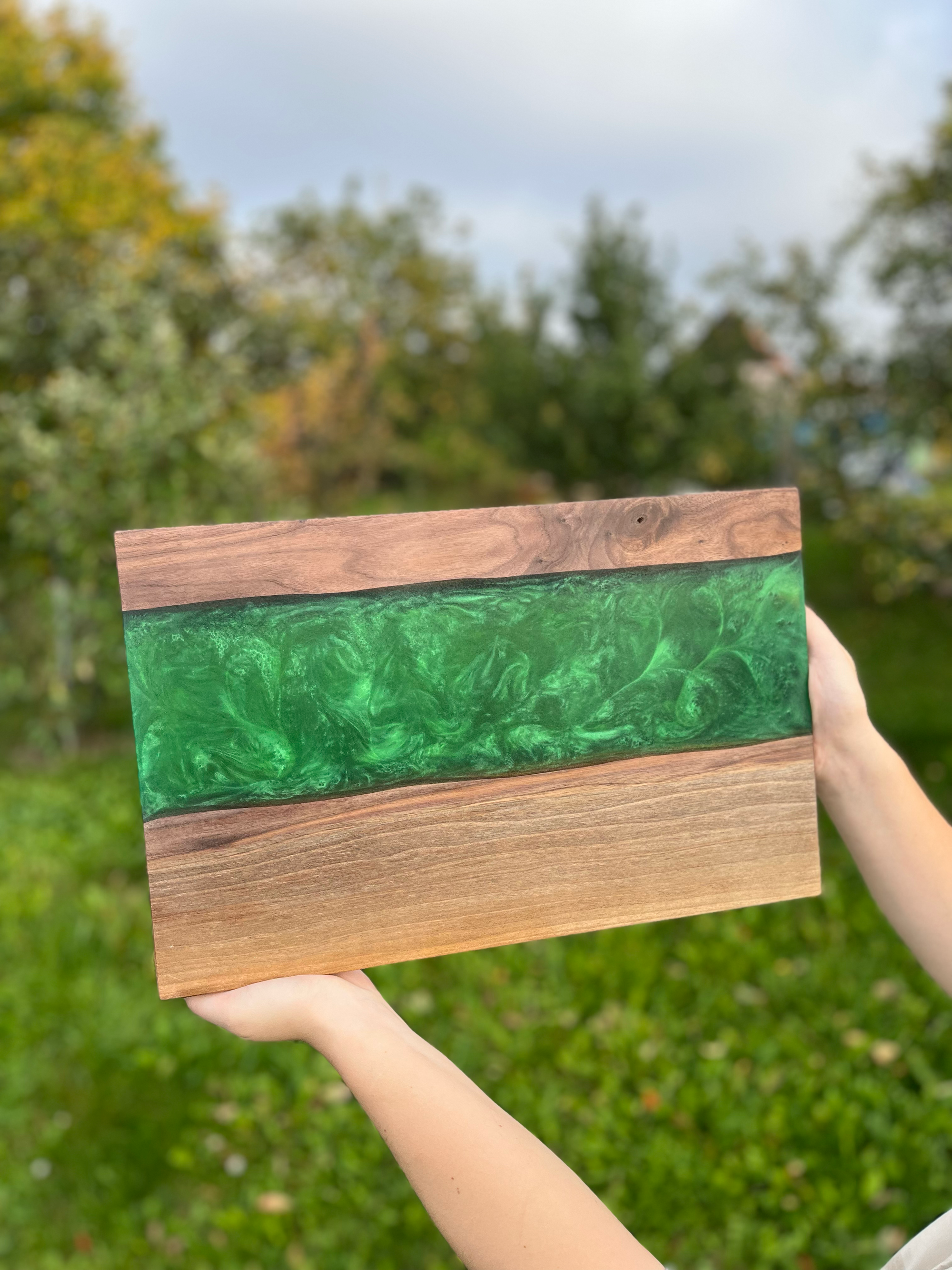 Servírovací podnos Ořešák Emerald Green